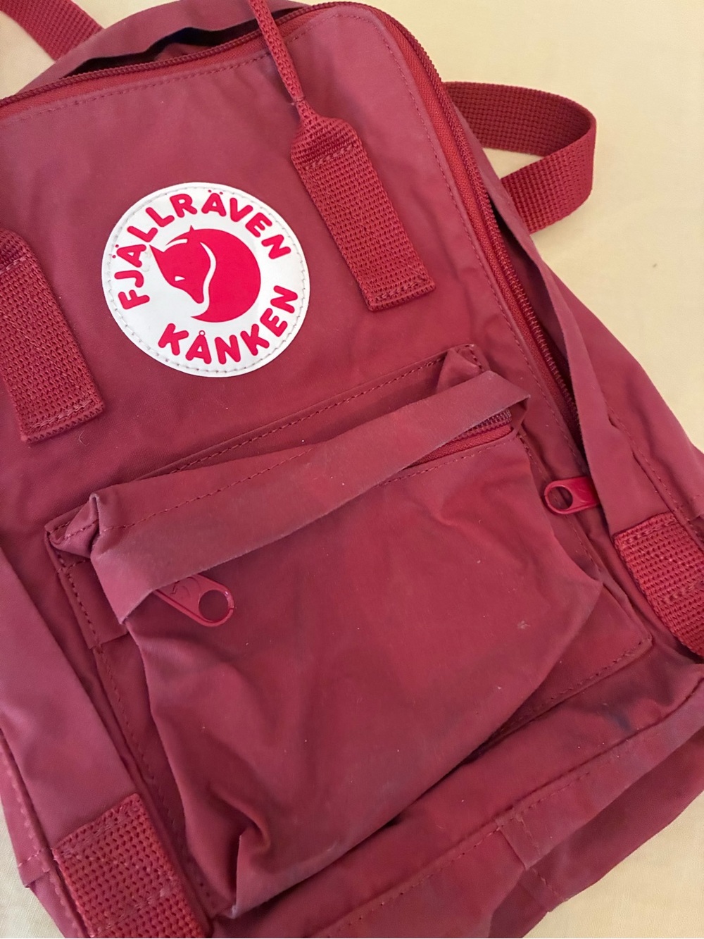 FJALLRAVEN KANKEN Deep Red